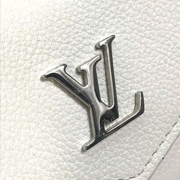 LOUIS VUITTON Portefeuille lock mini Compact Wallet Trifold Leather - Picture 10 of 14